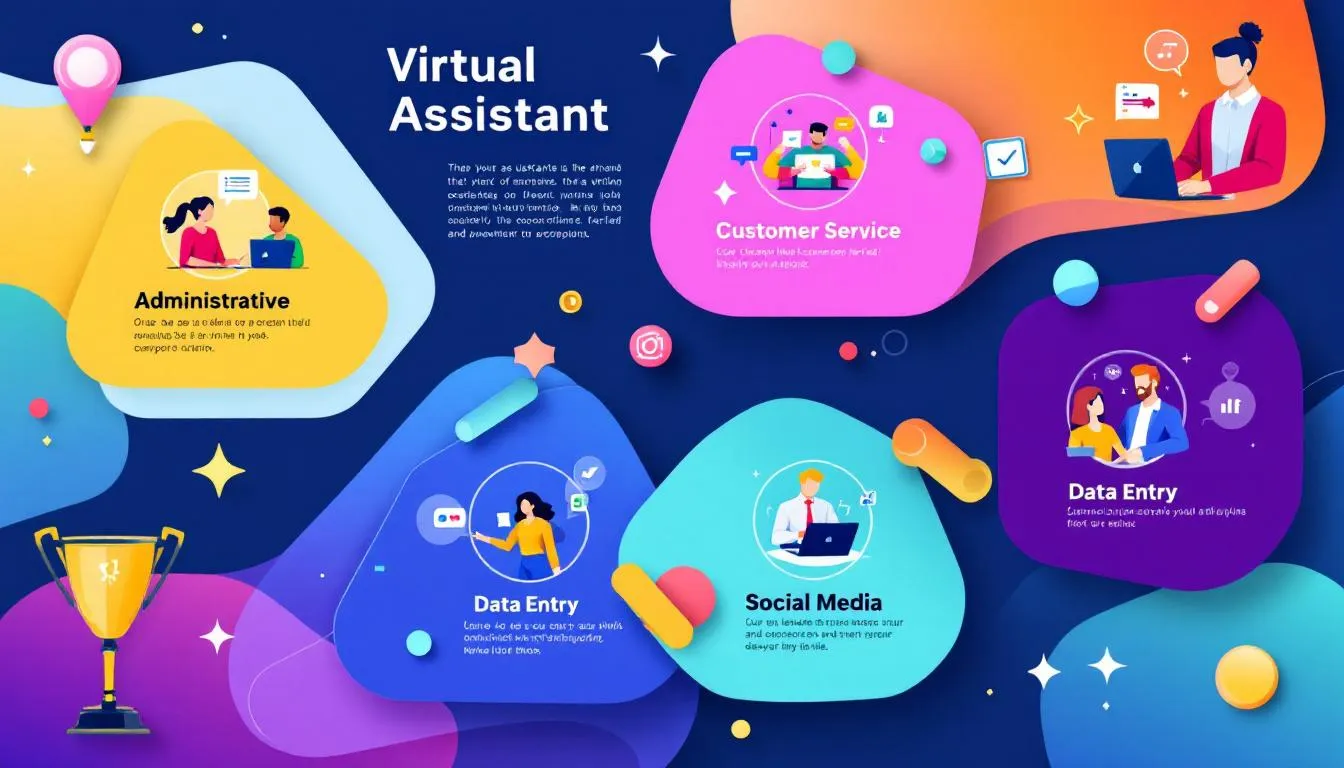 Different types of virtual assistants available to assist businesses.