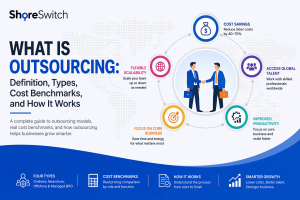 What is Outsourcing: Definition, Types, Cost Benchmarks, and How It Works